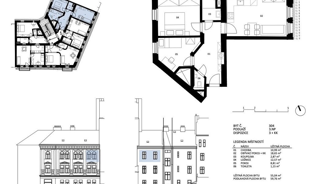 Prodej bytu 3+kk 55 m², Praha – náhled fotky 19
