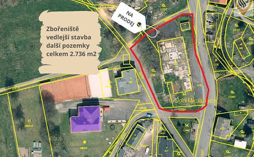 Prodej komerčního pozemku 2 736 m², Mikulášovice, okres Děčín