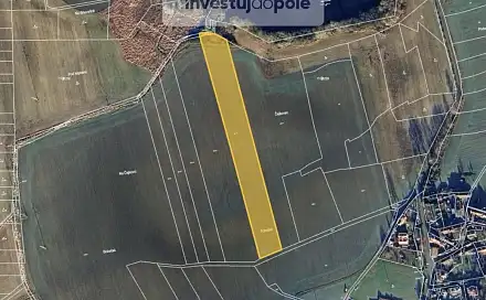 Prodej pole 1 325 m², Předotice - Křešice, okres Písek