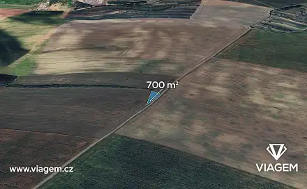 Prodej pole 700 m², Mutěnice, okres Hodonín