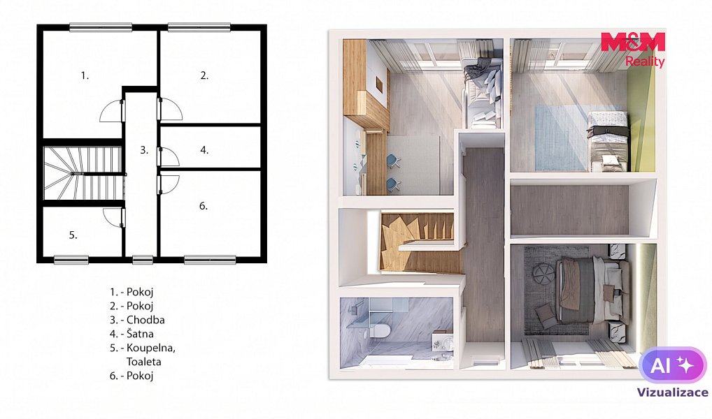 Prodej domu 132 m² s pozemkem 364 m², Mělník – náhled fotky 4