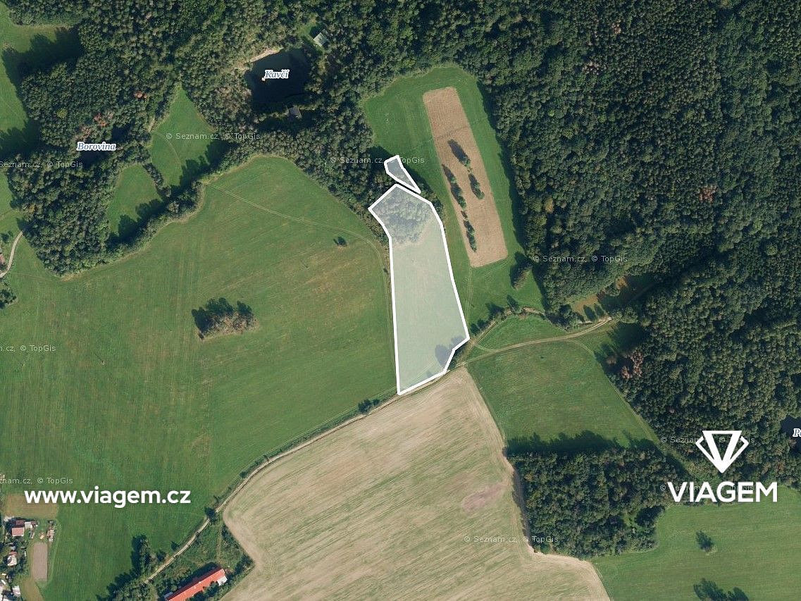 Pole 14 668 m², Podíl 8 % o výměře 1 222 m² – pohled 2