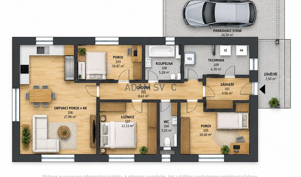 Prodej domu 88 m² s pozemkem 617 m², Líšnice – náhled fotky 7
