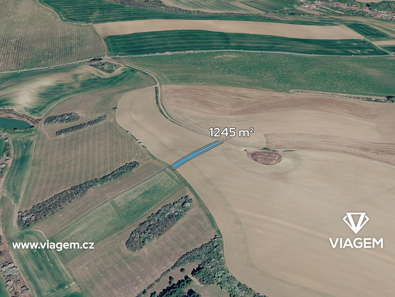 Prodej pole 1 245 m²