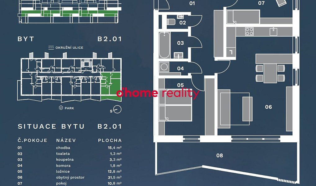Prodej bytu 3+kk 77 m², Olomouc – náhled fotky 11