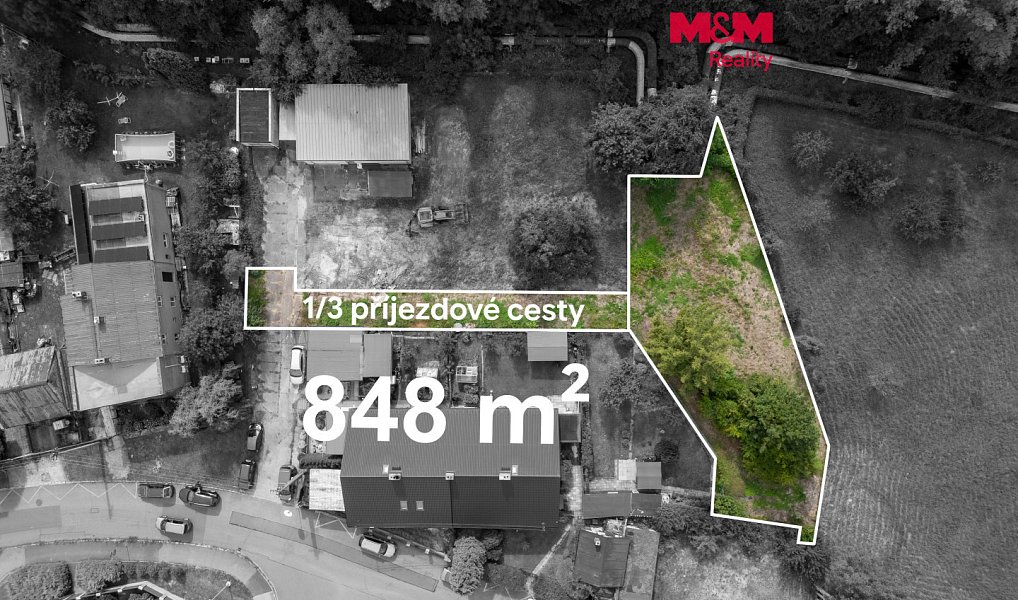 Prodej stavebního pozemku 848 m², Ostrava – fotka 1 z 8