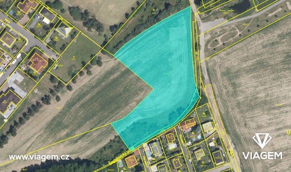 Prodej pole 1 218 m², Šestajovice – náhled fotky 2