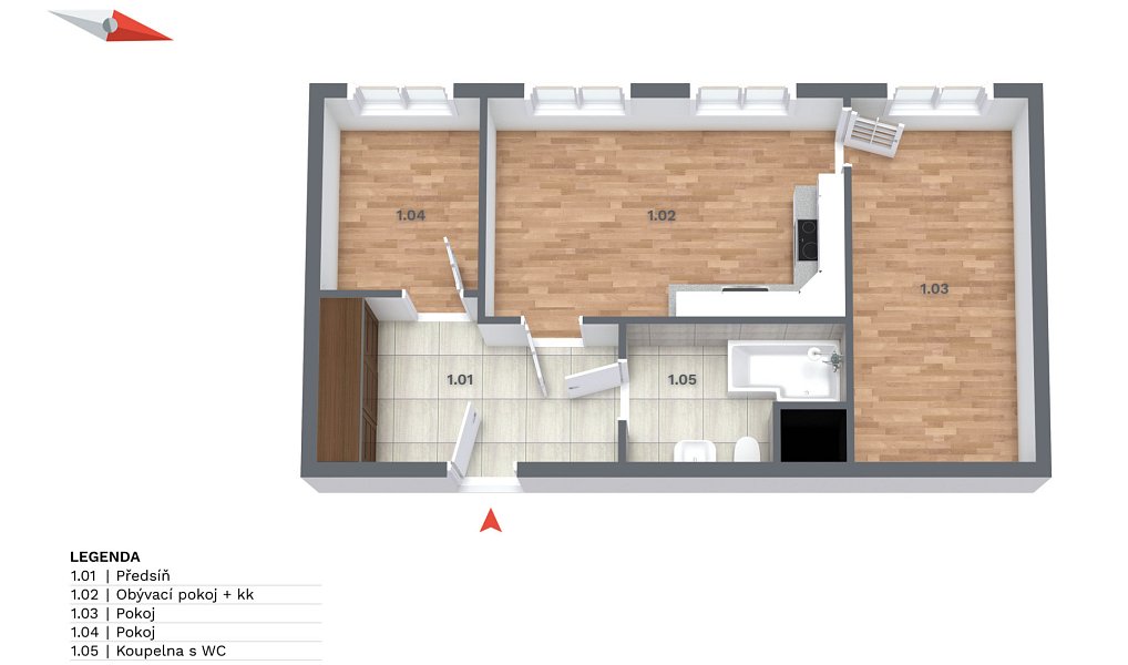 Prodej bytu 3+kk 76 m², Praha – náhled fotky 4