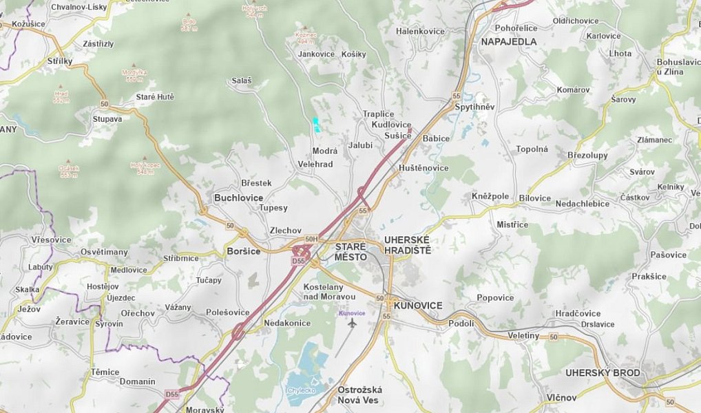 Prodej zahrady 8 073 m², Velehrad – náhled fotky 3
