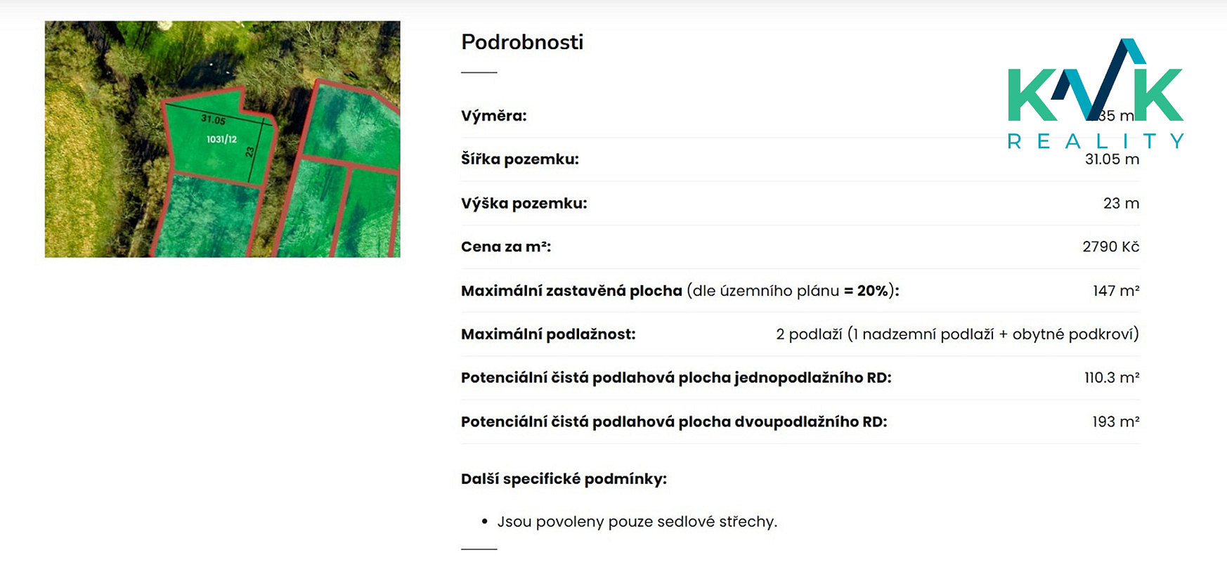 Prodej stavebního pozemku 735 m² — photo 2