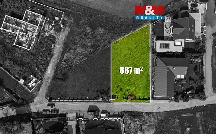 Prodej stavebního pozemku 887 m², Mladá Boleslav - Jemníky