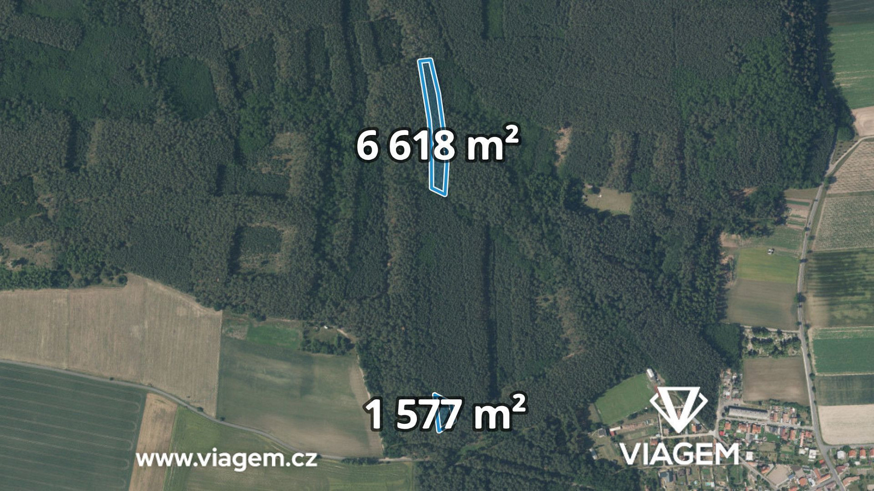Prodej lesa 2 048 m²