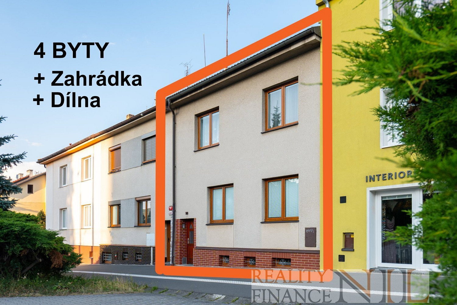 Prodej nájemního domu, činžáku 225 m²