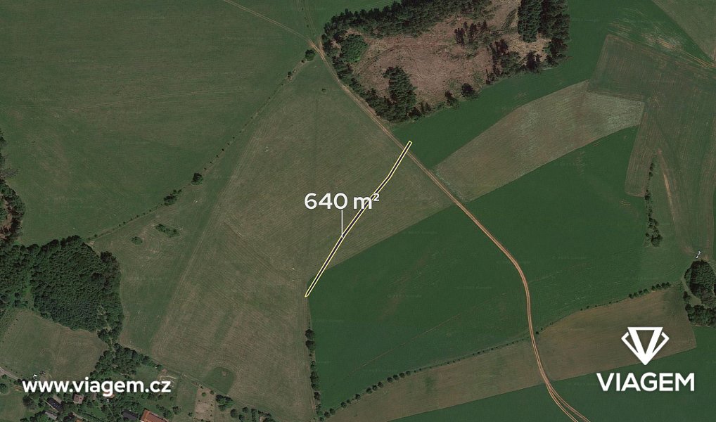 Prodej pole 320 m², Pecka – náhled fotky 2