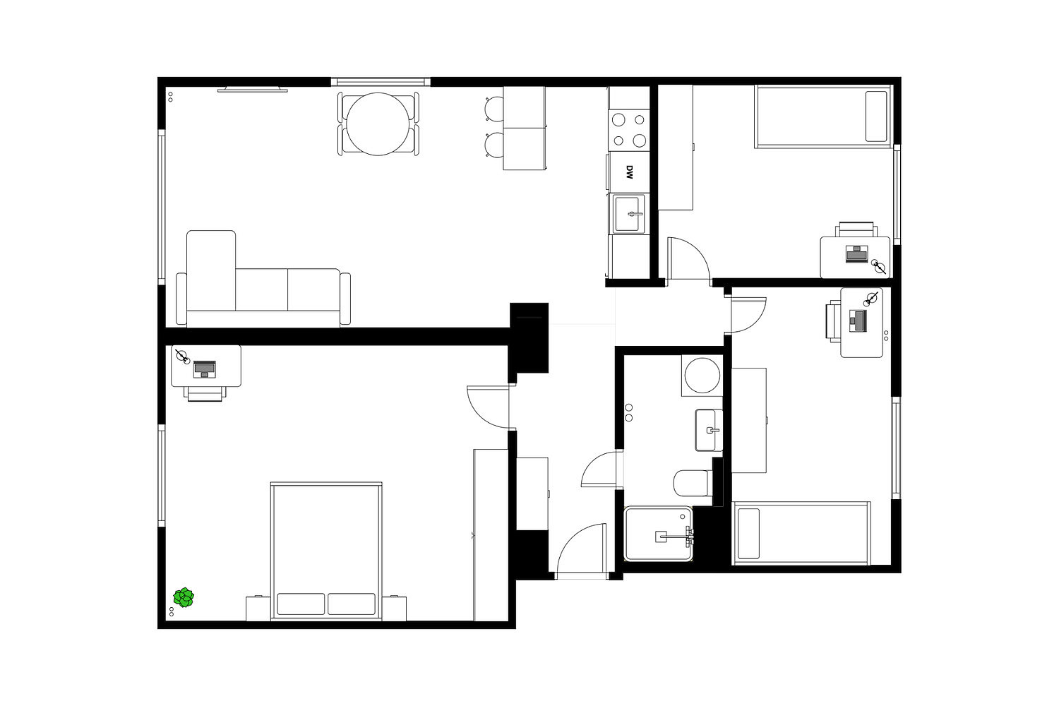Prodej bytu 4+kk 73 m² — photo 3