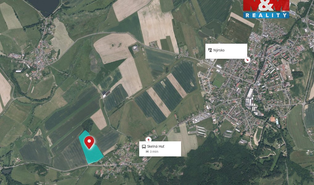 Prodej pole 74 363 m², Chudenín – náhled fotky 2