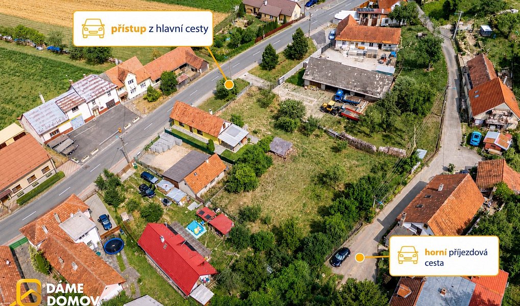 Prodej stavebního pozemku 1 376 m², Jestřabí – náhled fotky 3