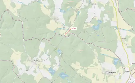 Dražba lesa 833 m², Český Rudolec