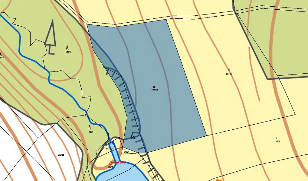 Prodej pole 2 730 m², Bačetín – náhled fotky 3