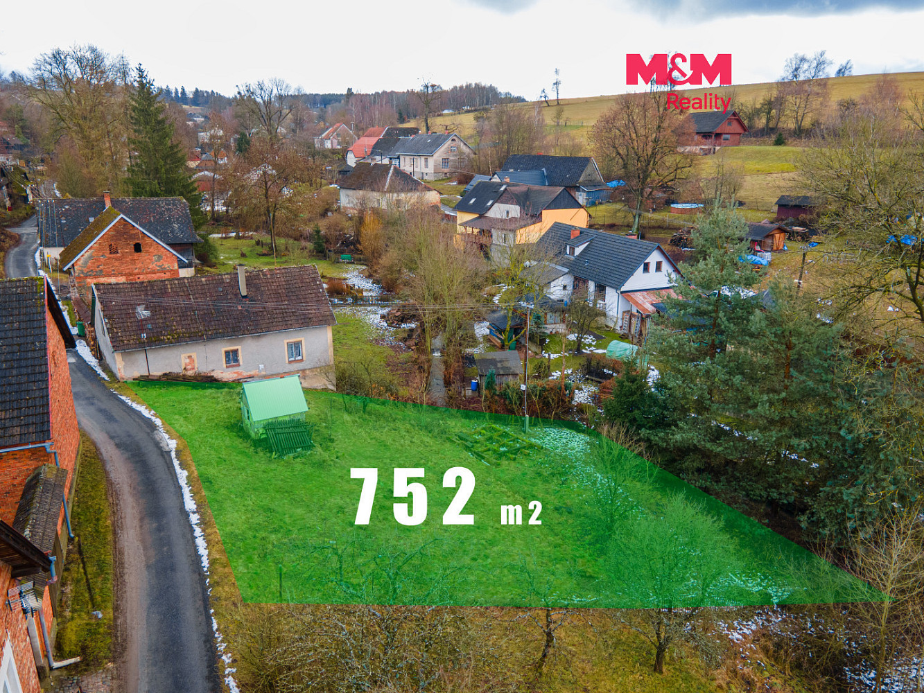 Prodej stavebního pozemku 752 m²