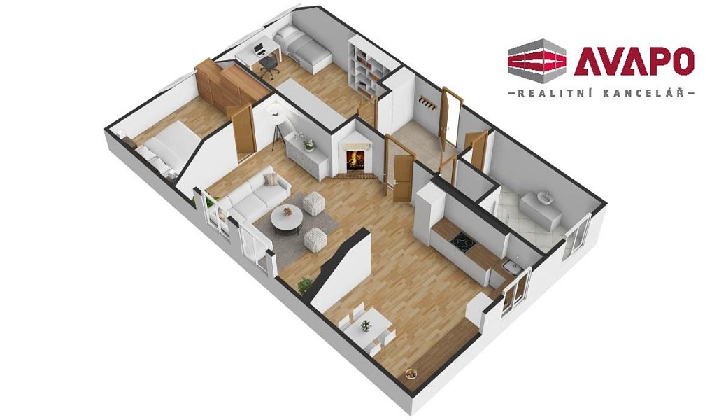 Pronájem bytu 3+1 97 m², Opava – náhled fotky 16