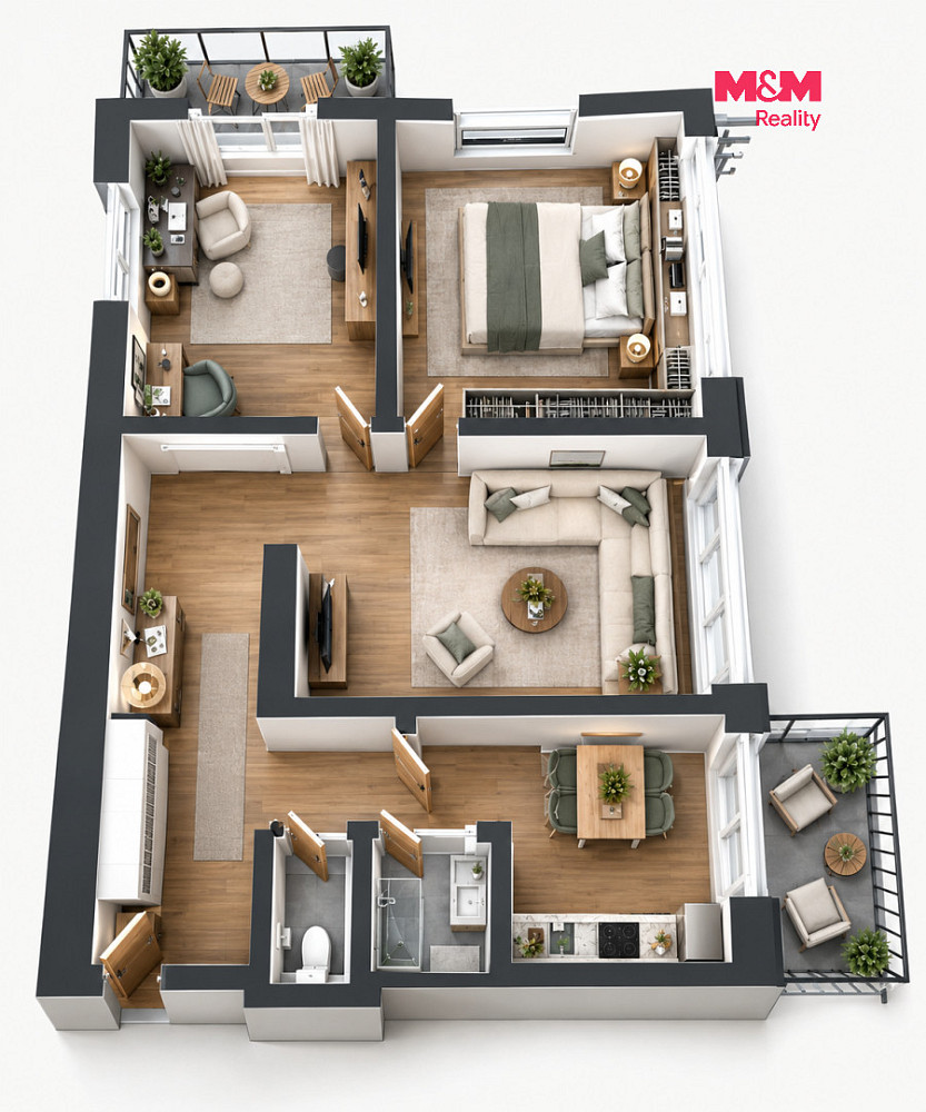 Prodej bytu 3+1 80 m² – fotografie 4