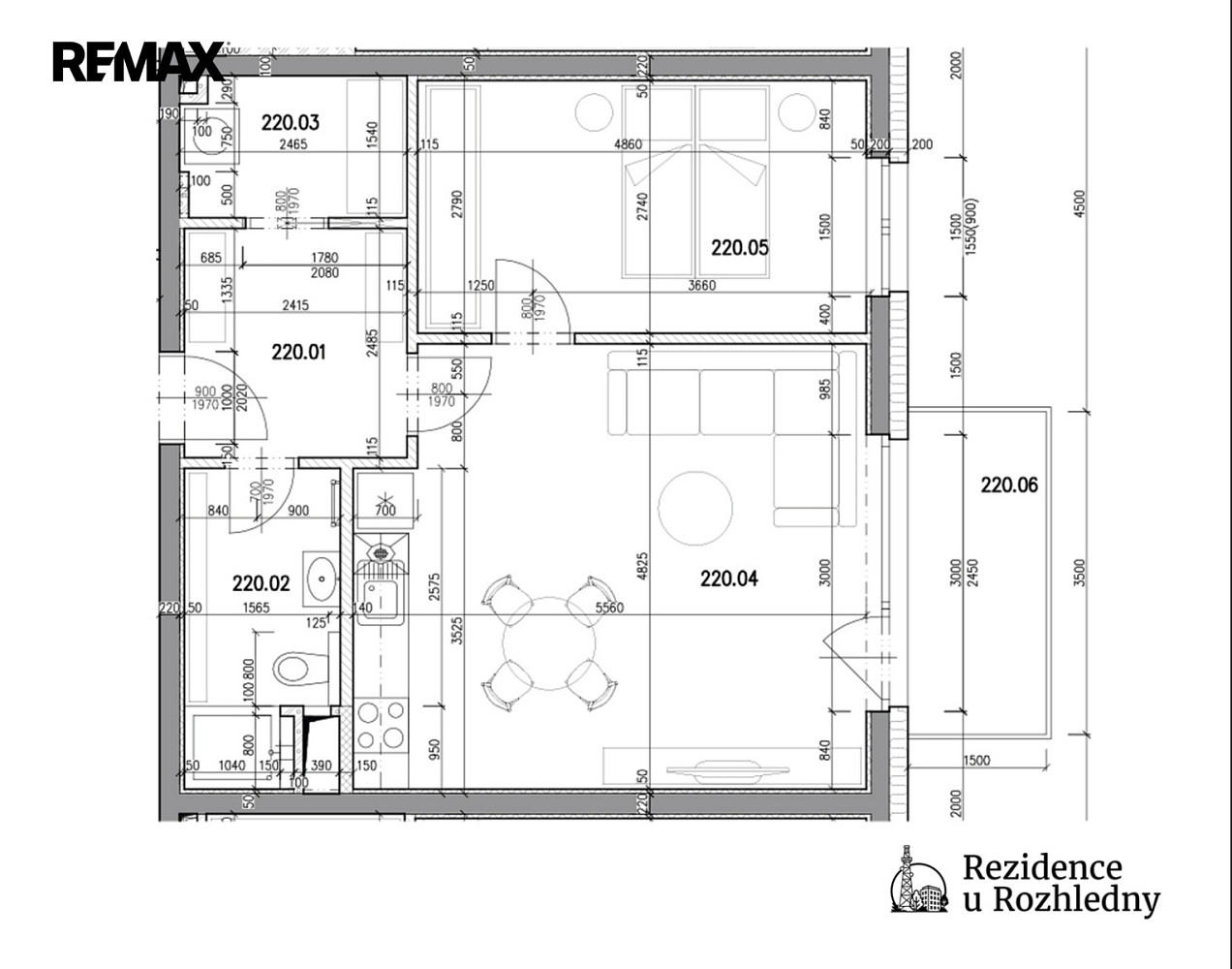 Prodej bytu 2+kk 57 m² – fotografie 3