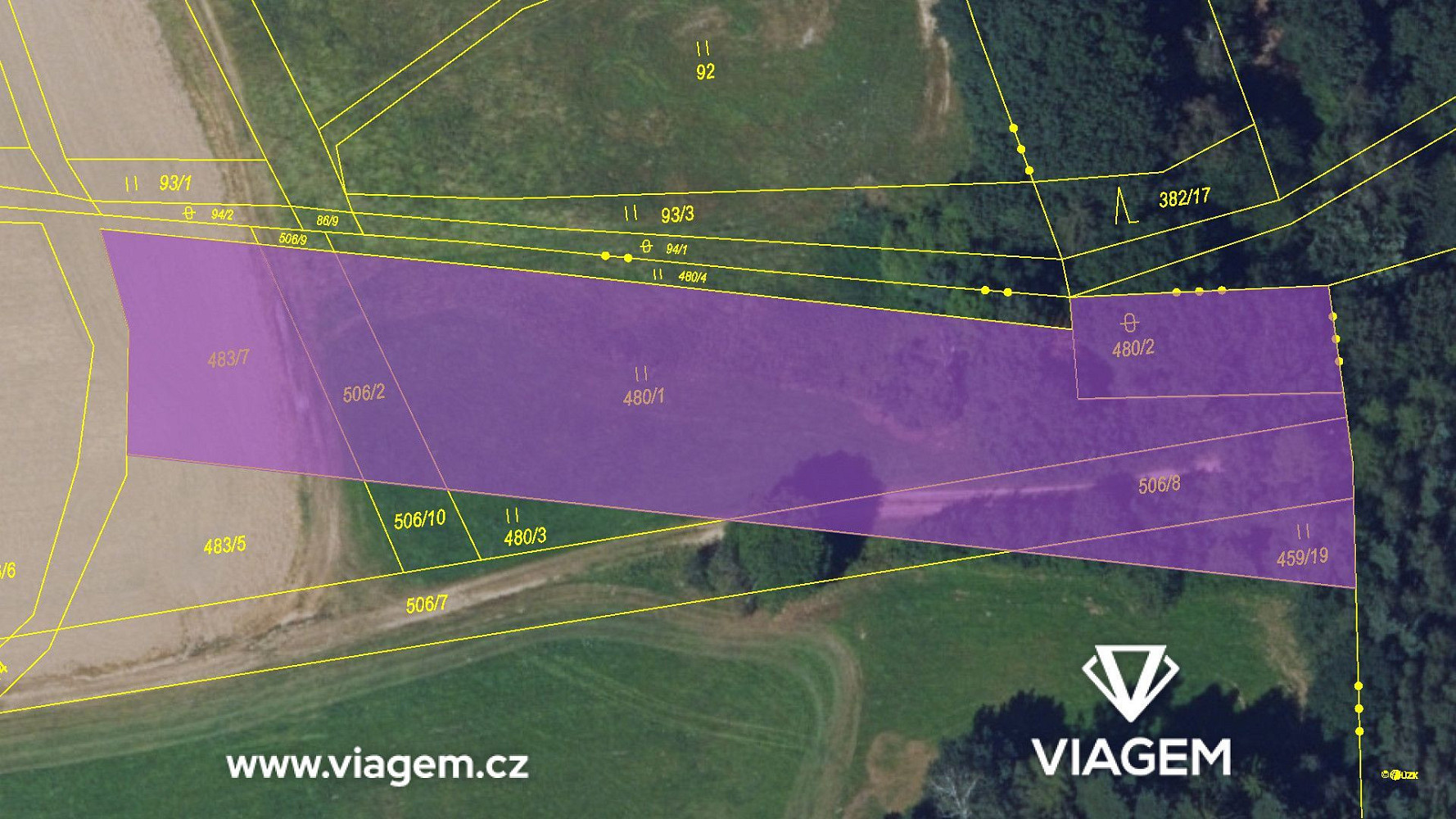 Prodej pole 3 534 m² – fotografie 4
