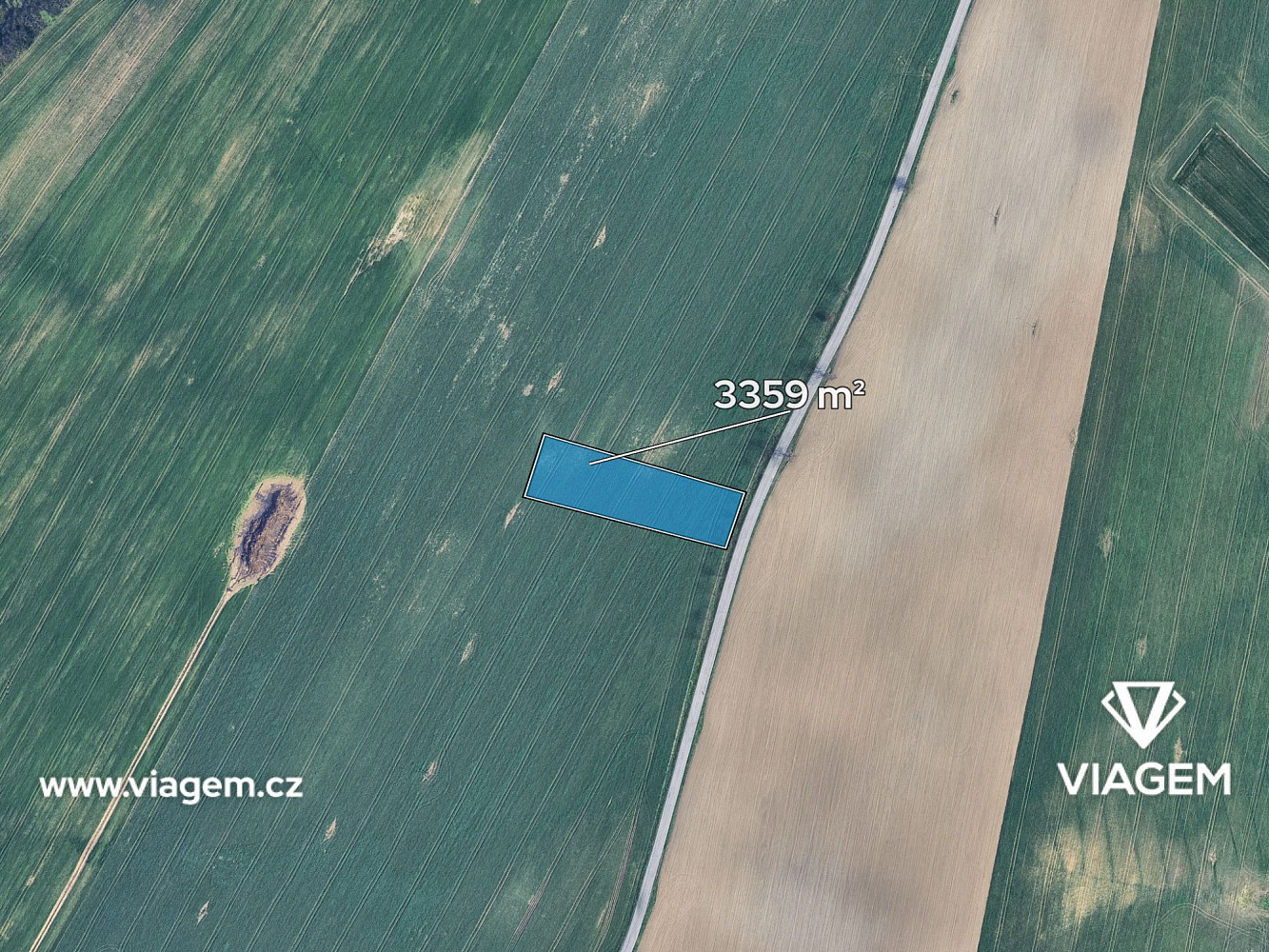Prodej pole 839 m² – fotografie 2