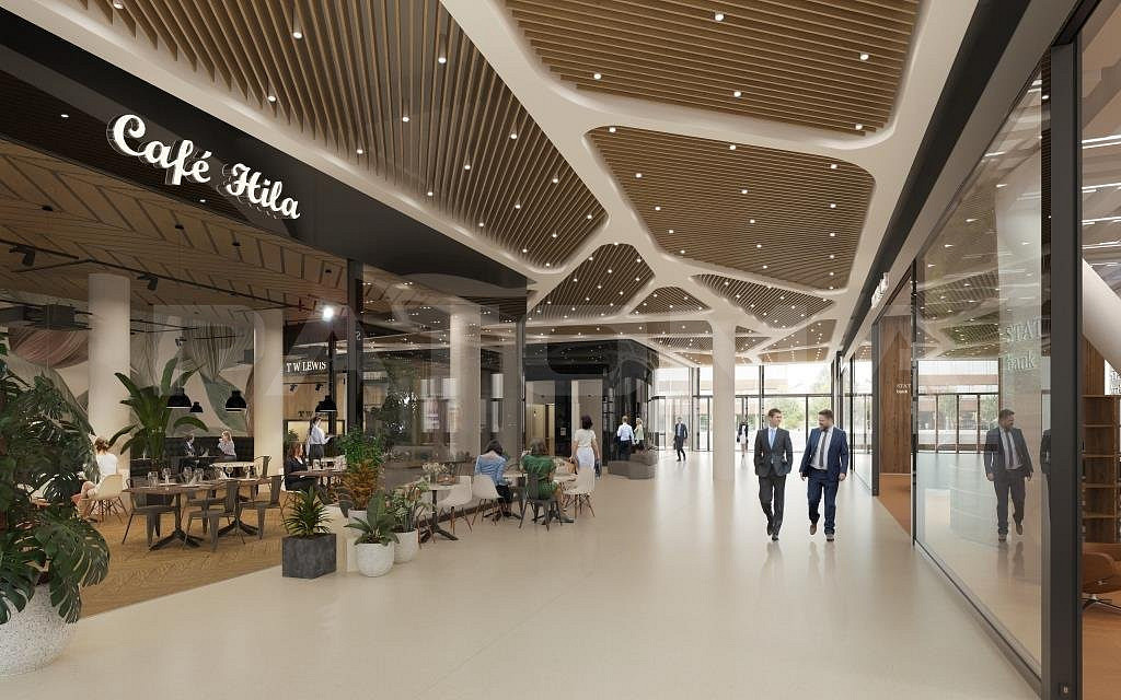 Pronájem 2300 m² obchodních prostor v projektu Hila na Praze 4 - Michle, BB Centrum. – pohled 4