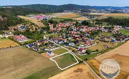Prodej stavebního pozemku 2 551 m², Trubín, okres Beroun
