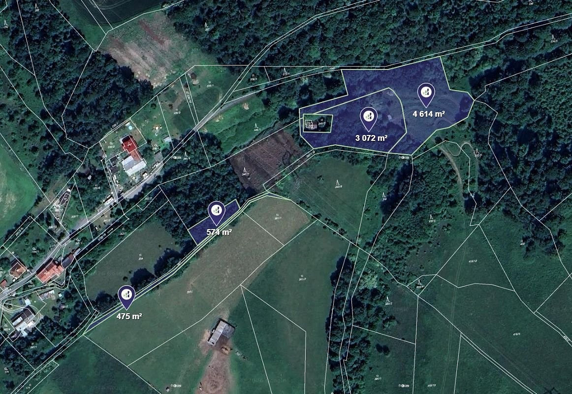 Prodej louky 8 735 m²