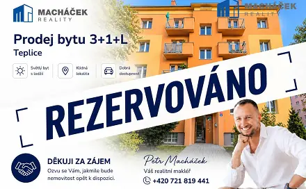 Prodej bytu 3+1 77 m², Svojsíkova, Teplice
