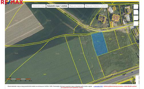 Prodej stavebního pozemku 1 281 m², Sukorady, okres Mladá Boleslav