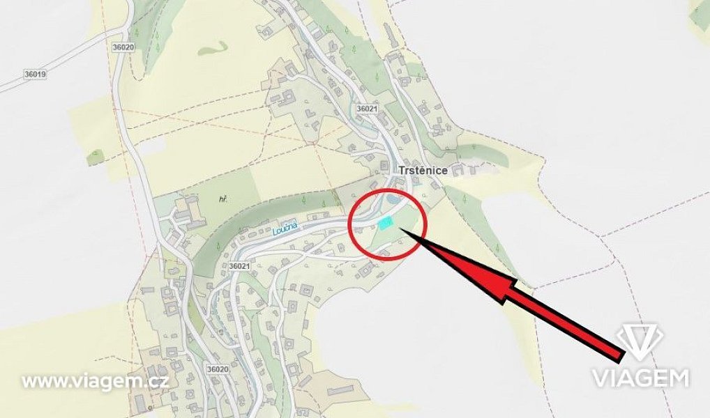 Prodej zahrady 476 m², Trstěnice – náhled fotky 4