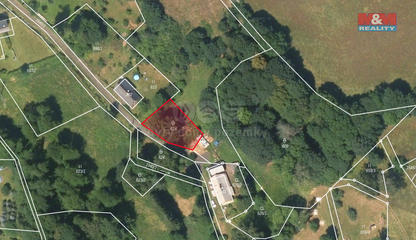 Prodej pozemku 456 m²