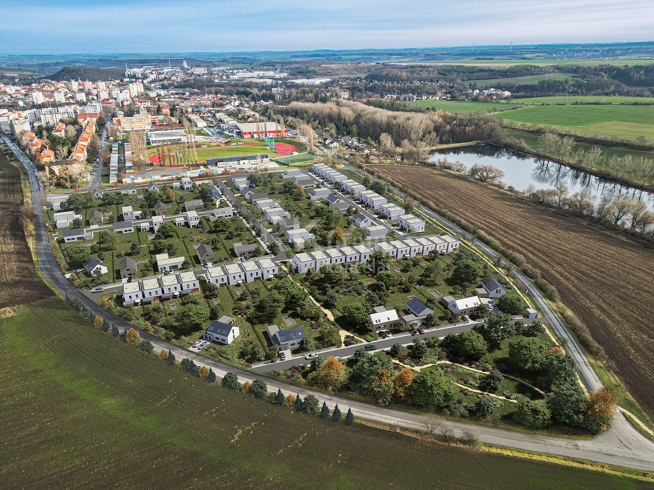 Prodej stavebního pozemku 957 m², Slaný