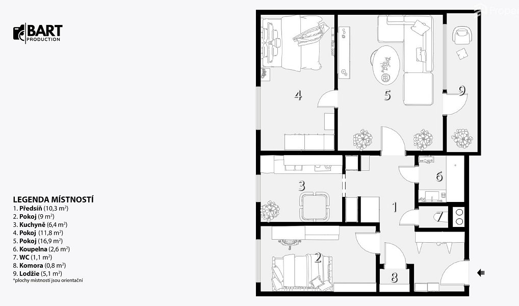 Prodej bytu 3+1 60 m², Brno – náhled fotky 16
