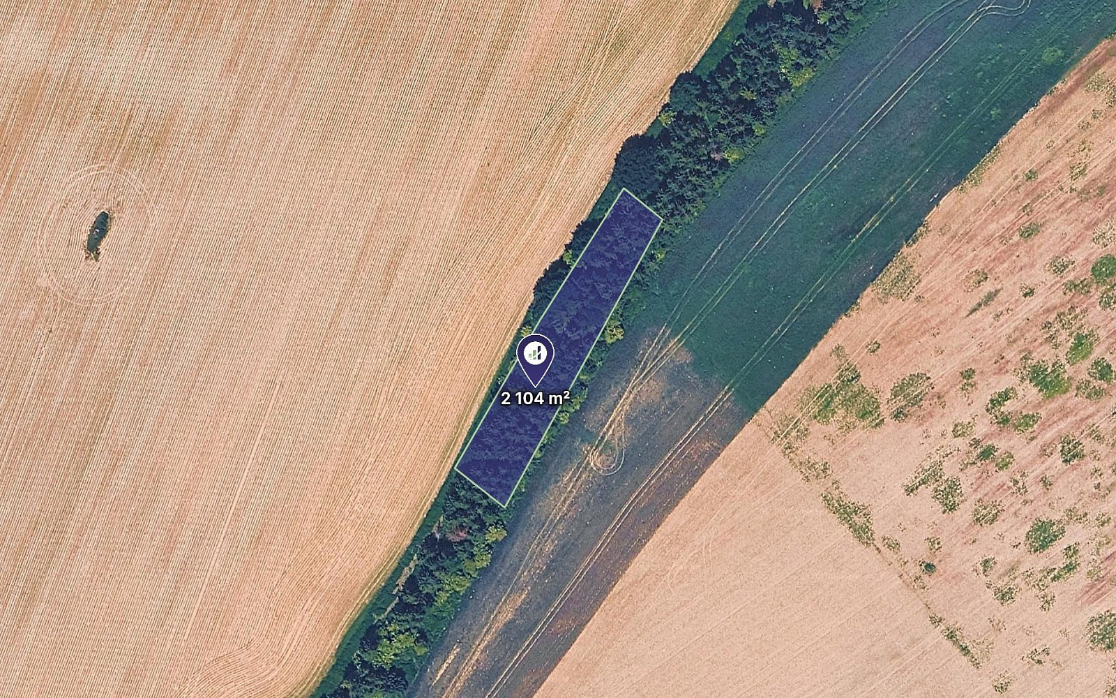 Prodej lesa 2 547 m²