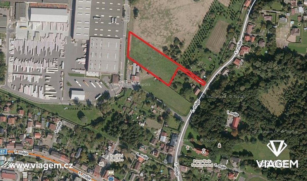Prodej zahrady 1 822 m², Bohumín – fotka 1 z 5