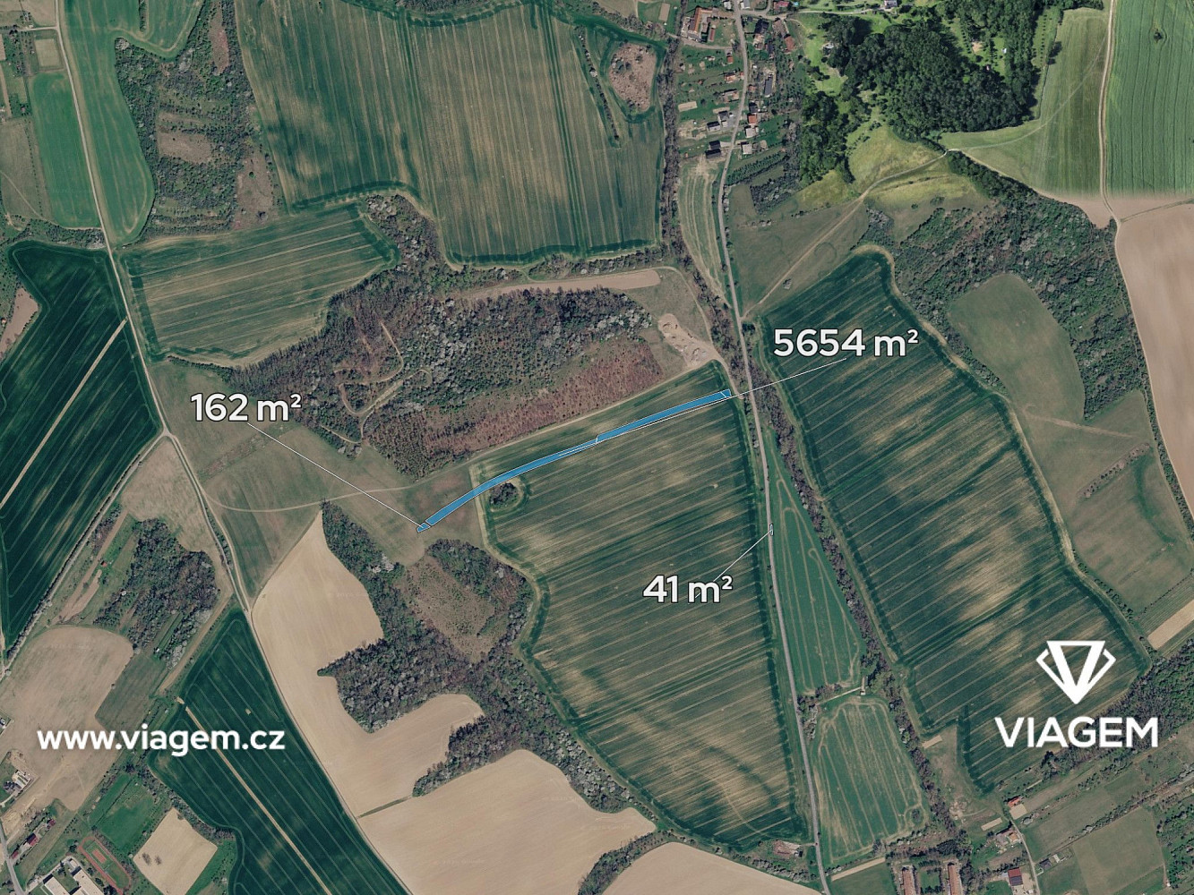 Prodej pole 1 464 m² — photo 2