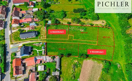 Prodej stavebního pozemku 918 m², Dnešice, okres Plzeň-Jih