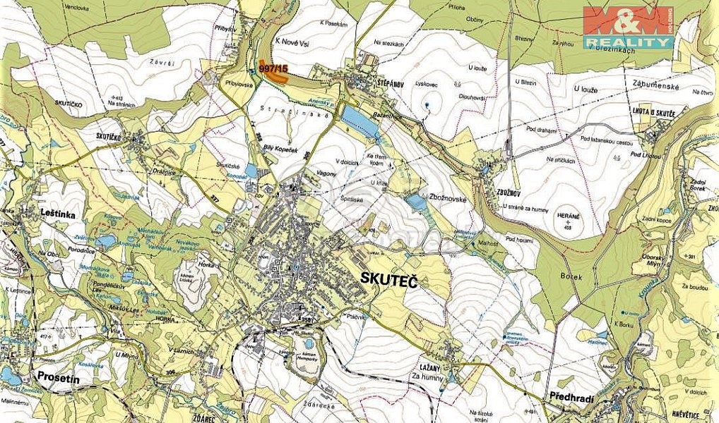 Prodej lesa 14 689 m², Skuteč – náhled fotky 6
