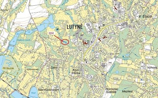 Dražba pozemku 3 555 m², Orlová