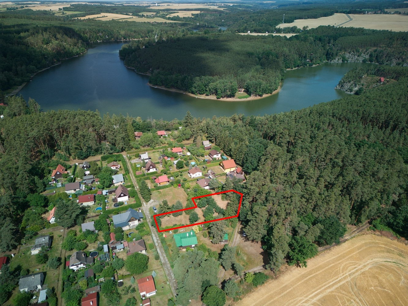 Prodej stavebního pozemku 1 096 m²