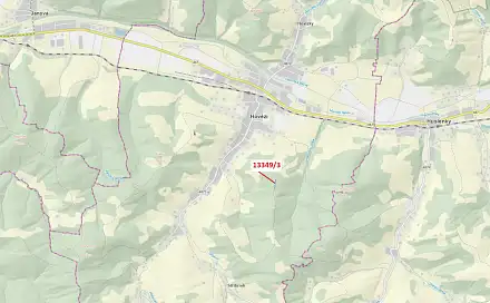 Dražba pozemku 655 m², Hovězí