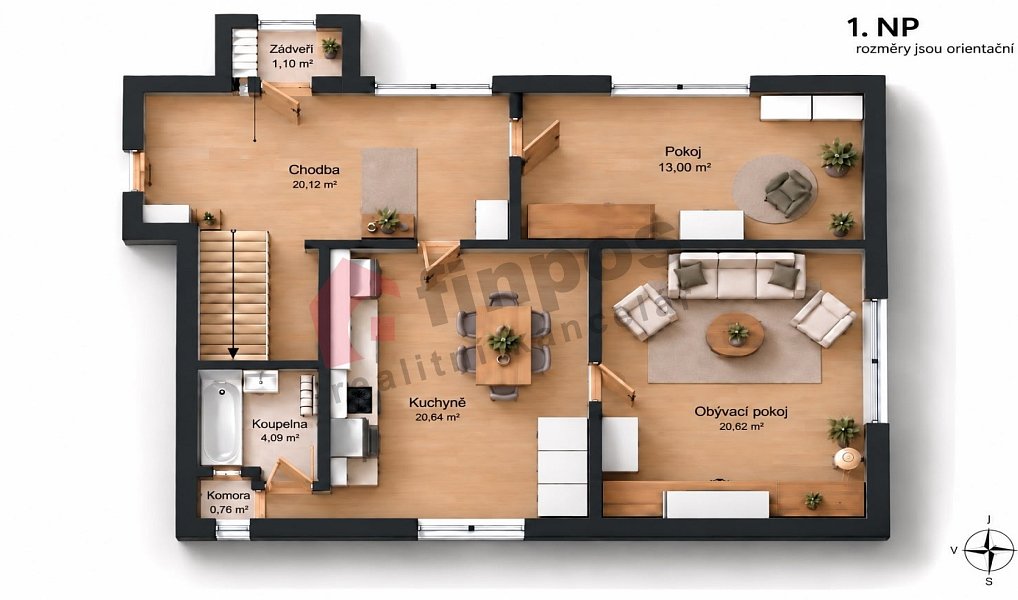 Prodej domu 250 m² s pozemkem 927 m², Kunžak – náhled fotky 16