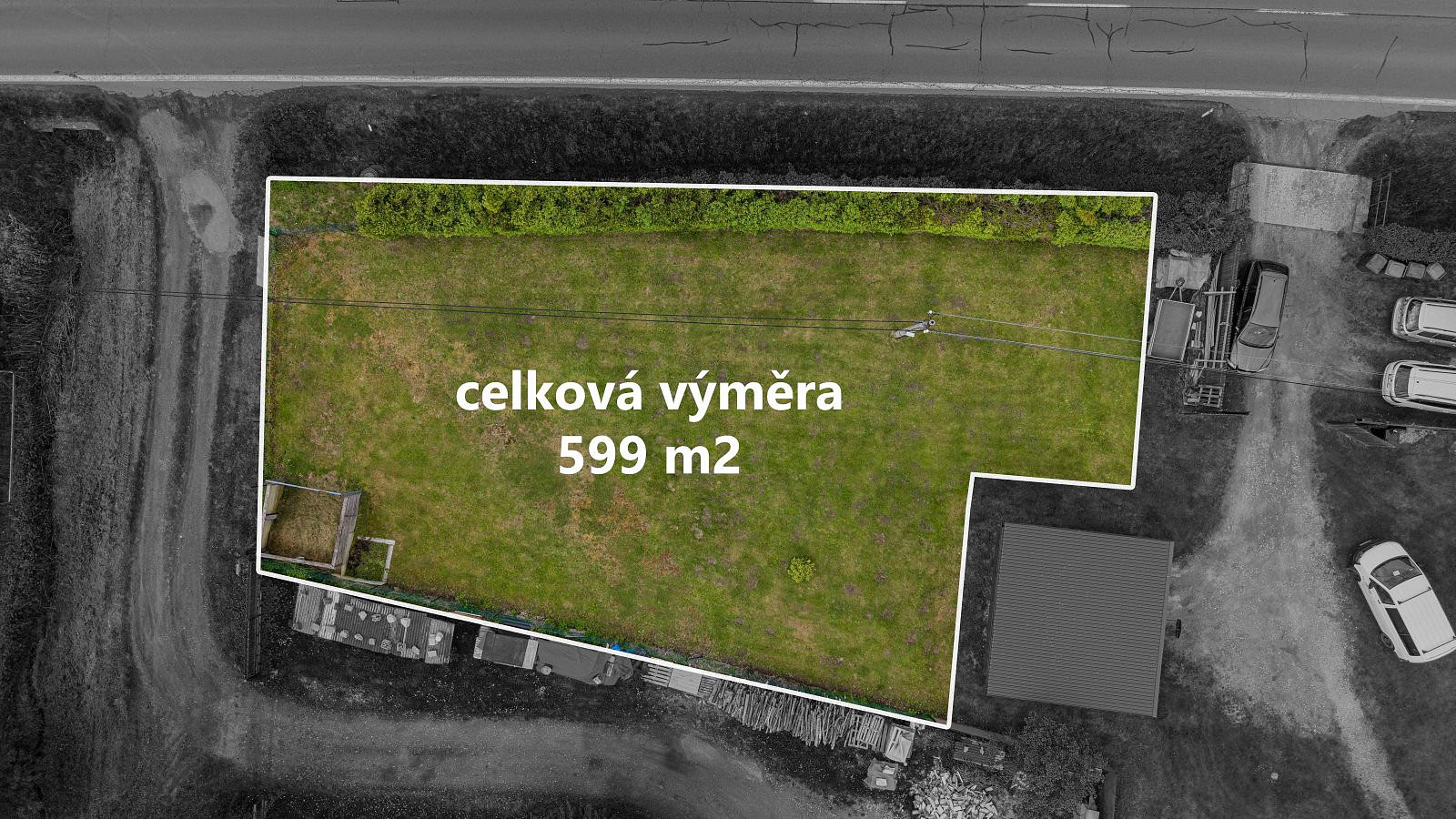 Prodej stavebního pozemku 599 m²