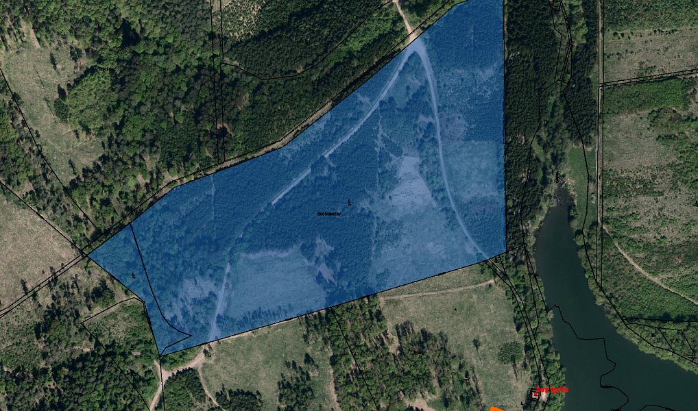 Prodej lesa 535 m², Rudimov – fotka 1 z 3
