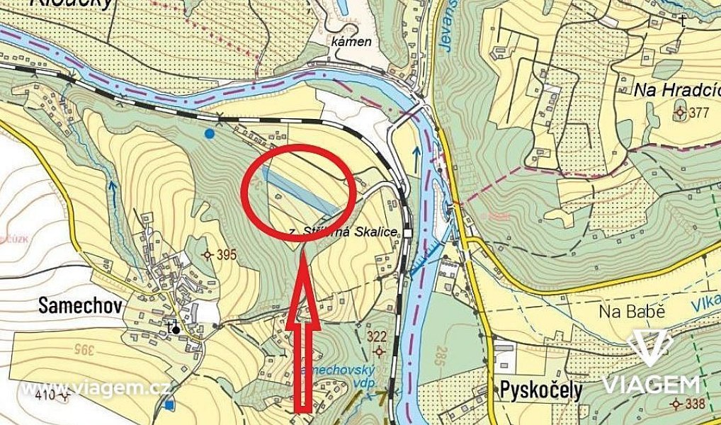 Prodej pole 2 088 m², Chocerady – náhled fotky 4
